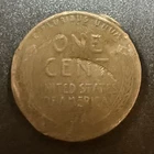 1944 D Lincoln Wheat Cent  ~ Planchet Strike ~ Off Center ~ Error