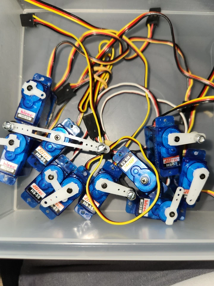 Lot of (10) Hitec ~ HS-55 Economy Feather Sub Micro Servo - Image 2 of 4
