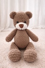 Handgeh&auml;kelter Teddyb&auml;r Amigurumi weiches Kuscheltier Chenille Handmade Geschenk