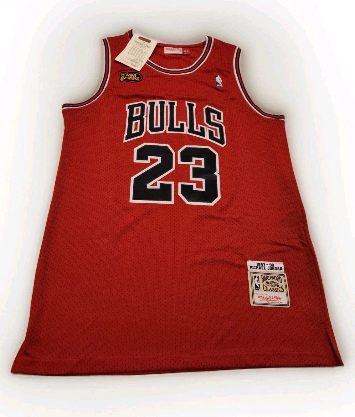 TEMP OUT OF STOCK🔥Michael Jordan 🔥#23 Bulls 1997-98 NBA FINALS Jersey Men's XL