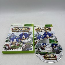 Sonic Generations Microsoft Xbox 360 Complete w/ Manual CIB Tested