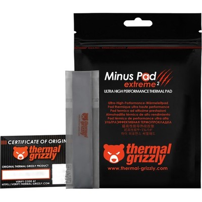 Thermal Grizzly Minus Pad extreme 2 - 120x 20x 2,0 mm, Wärmeleitpads, grau