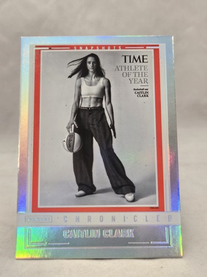 #ad 2025 Panini Caitlin Clark Snapshots TIME Athlete Of The Year No.99 Silver Holo $99.99