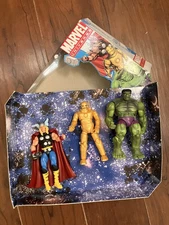 Marvel Universe 3.75" CLASSIC AVENGERS Action Figure 3-Pack Hulk Thor Iron Man