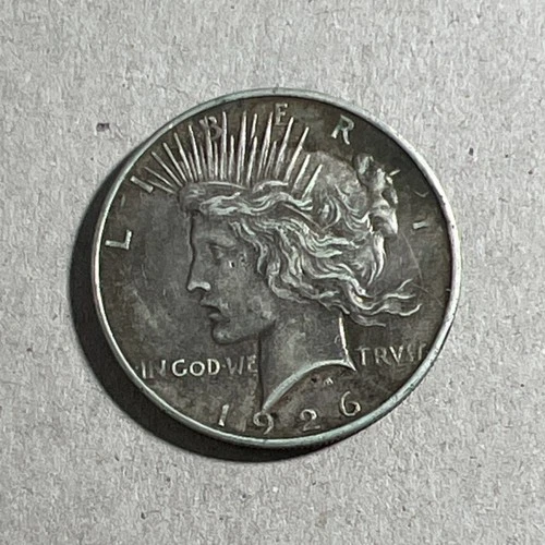 1926 Peace Dollar $1 Silver Coin Circulated Business Strike 0.9 Fineness