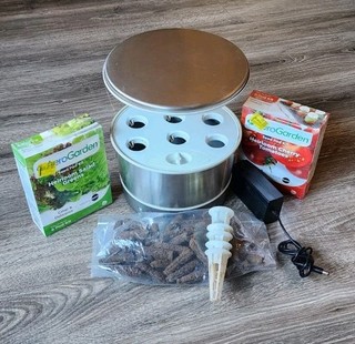 AeroGarden Harvest Elite 360 Stainless Steel