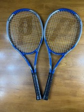 Pair of Prince TT AIRDRIVE OS B975 Tennis Racquets New Grip Handle Sizes 3 4