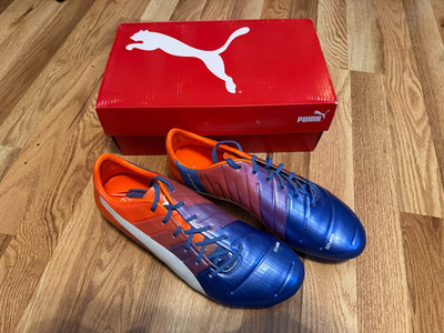 PUMA EVOPOWER 1.3 FG ( ORANGE/BLUE ) SIZE 9 US ( 103524-05 )