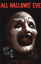 Mike Gianelli Autographed All Hollow's Eve 11x17 Poster
