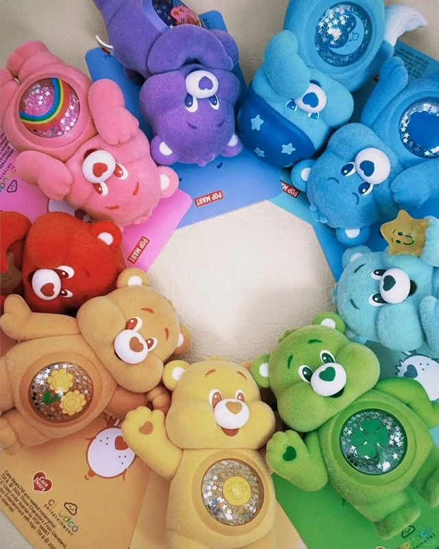 Care Bears POP MART Colorful Hugs フィギュア POP MART Care Bears Colorful Hugs Series Figures 2.36-3.54