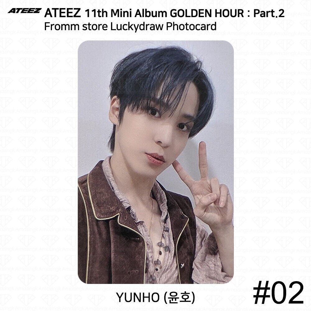 ATEEZ Golden Hour Part.2 Fromm Store Luckydraw Photocard ATEEZ Golden Hour Part.2 Fromm Store Luckydraw Photocard