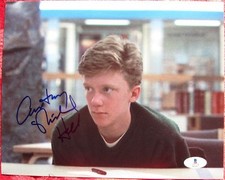 Anthony Michael Hall Breakfast Club signed 8x10 photo Beckett BAS Authentic auto