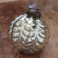 Christmas Handmade 3” Medium Glass Ornament Christmas Bauble