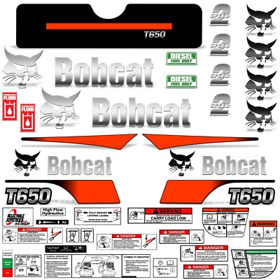Fits Bobcat S66 Stage 5 Skid Steer Loader Decal Kit - 7 YEAR OUTDOOR 3M VINYL! E - Foto 9
