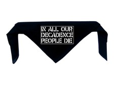 Crass Bandanna - Anarchy Anti Government Subhumans Leftover crack Face mask dog