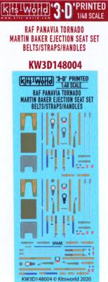 Kits World Decals 1/48 3D MARTIN BAKER EJECTION SEAT SET Panavia Tornado