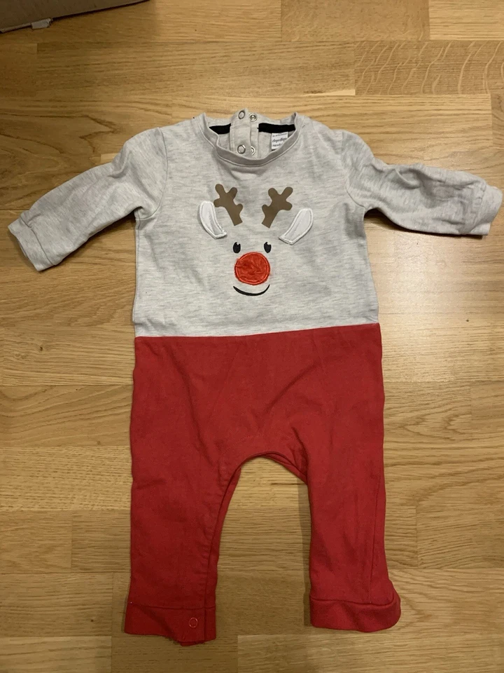 Weihnacht Outfit Einteiler Rentier 74