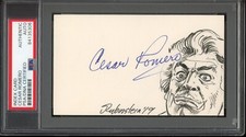 Cesar Romero 1966 Batman Auto Rubinstein Art Sketch Custom PSA DNA