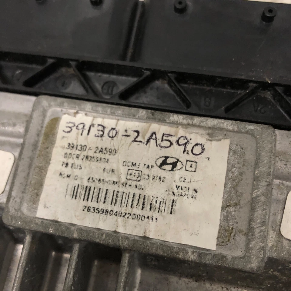 HYUNDAI I20 MK1 ECU KIT 39130-2A590 1.1 CRDI D3FA ENGINE CONTROL UNIT 12-14 - Image 4 of 4