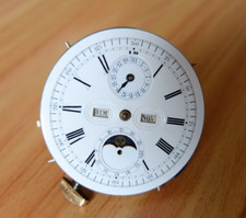 Ripetitore cronografo calendario fasi lunari movimento orologio da tasca