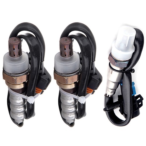 Set 3PCS Upper+Down Oxygen Sensor O2 Sensors for 96-99 Chevy GMC P3500 P30 4.3L