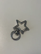 20 pcs DIY Metal Snap Hook Star Lobster Clasp Lanyard Pendant Keyring Keychain