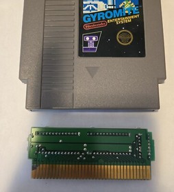 Gyromite Nintendo NES 5 Screw Video Game Cart Tested Authentic Great Condition 