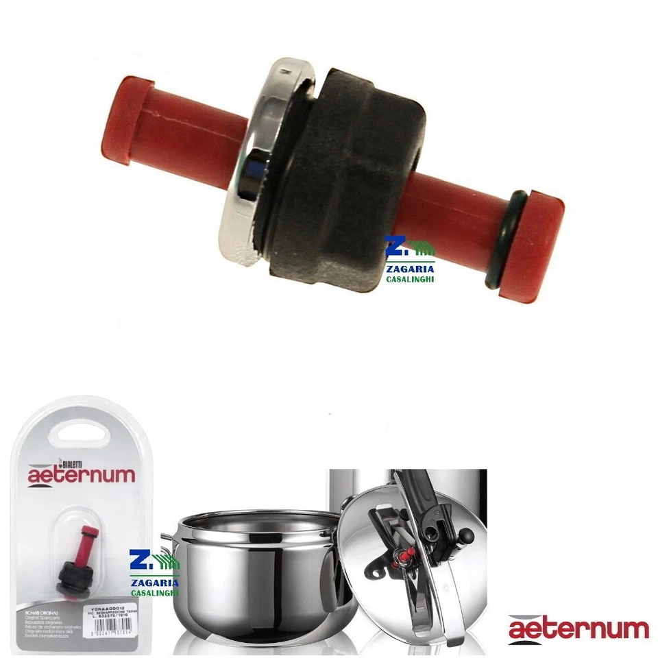 BIALETTI RICAMBIO VALVOLA SEGNAPRESSIONE PER PENTOLE A PRESSIONE AETERNUM 3-5-7 LT.