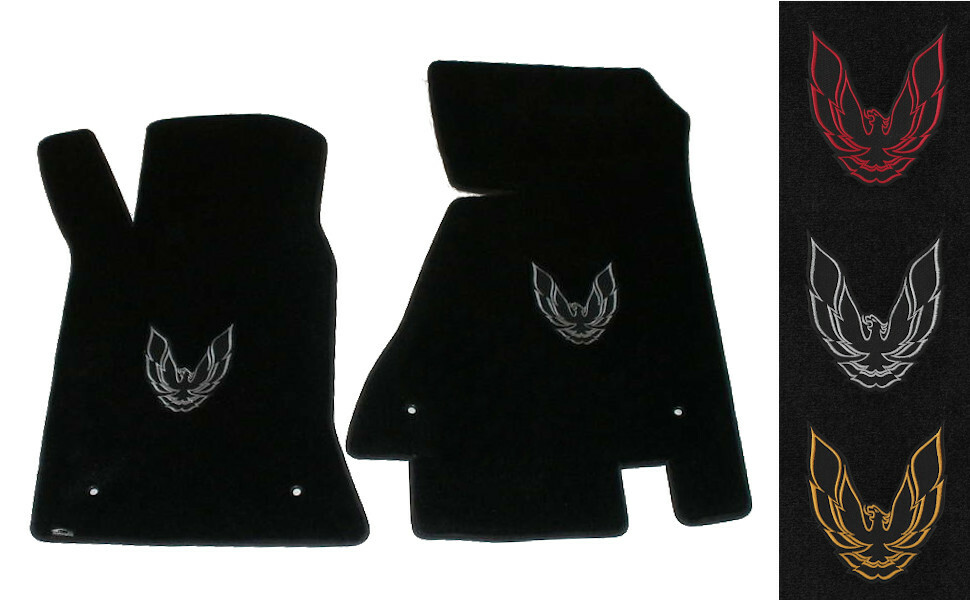 Lloyd Mats Classic Loop 4-Piece Floor Mat Set For 1982-1992 Firebird – Silver Logo