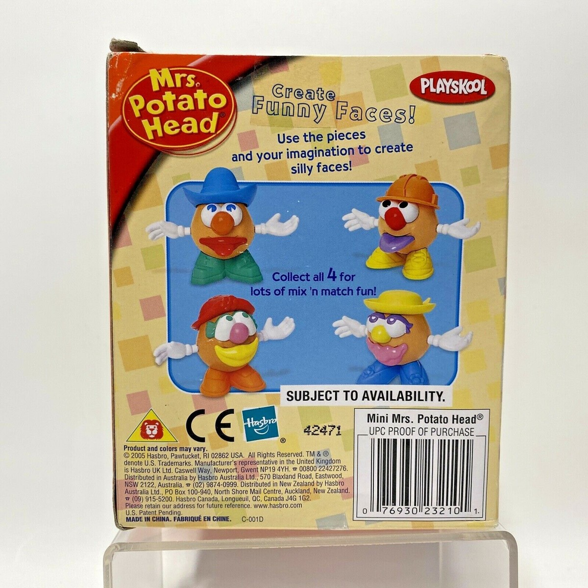 PLAYSKOOL Ms. Mrs. Potato Head 2個セット New in Box set of 2 Mr and Mrs Potato Head Playskool 2002 | eBay