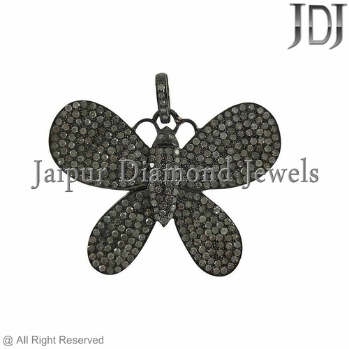 Pendentif Poisson En Argent 925 Plaqué Or 18K Avec Grenade 9/10ct - Chaîne 45.7 Cm