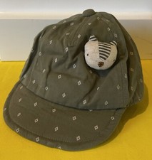 Paco Rabanne Child's Olive Green Cotton Hat Cap Toddler Baby Kid Sz 52