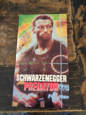 Predator VHS 1988 Arnold Schwarzenegger- Classic Film Free Shipping