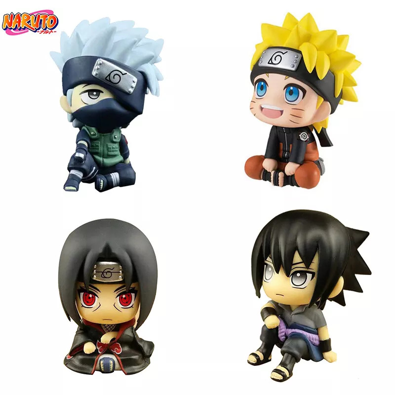 Figura de acción 9 cm Naruto Shippuden figuras anime Uzumaki NARUTO Kakashi