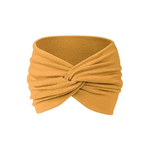 Womens Yoga Wide Headband Elastic Boho Hair Band Sports Turban Head Wrap Ladies - Picture 40 of 62