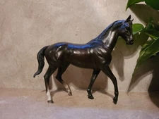 Breyer Vintage Kelso Thoroughbred Black Early Model Unmarked Horse Classic J