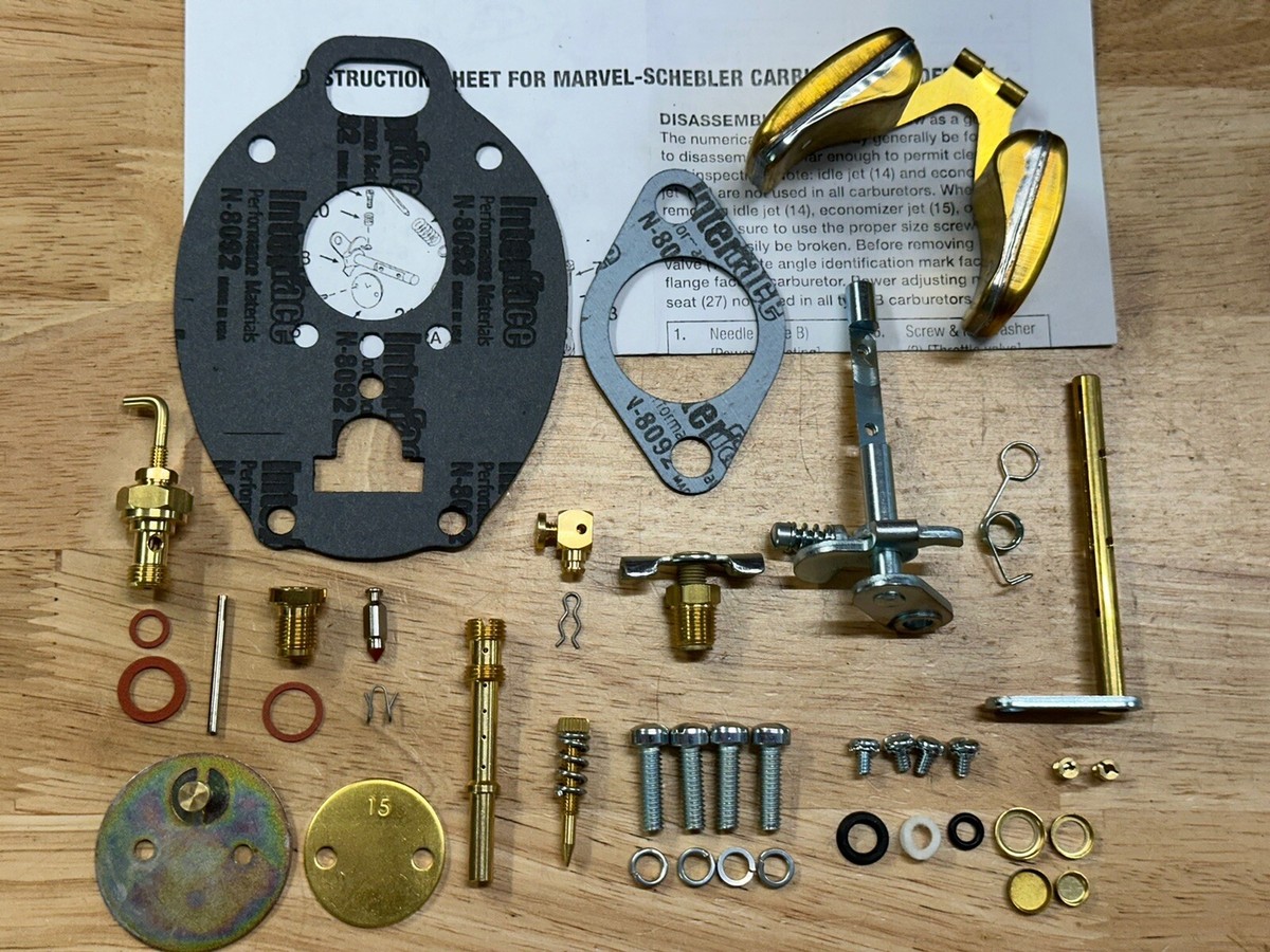 SR&RL#2+カブース+WW&Fフラットカー マー君 Allis Chalmers D17 IV Marvel Schebler Comprehensive Carburetor kit