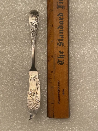 Sterling Silver Aesthetic Master Butter Knife A.F. Towle & Son Golden Rod c1890