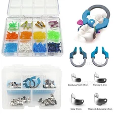 Dental Matrix Bands Ring Sectional Matrice Clamp Diamond Fender Wedges Plier Set