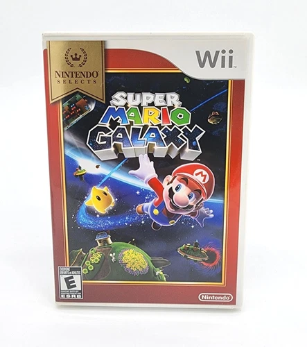 Super Mario Galaxy Nintendo Wii 2007 Tested & Working Video Game Complete CIB