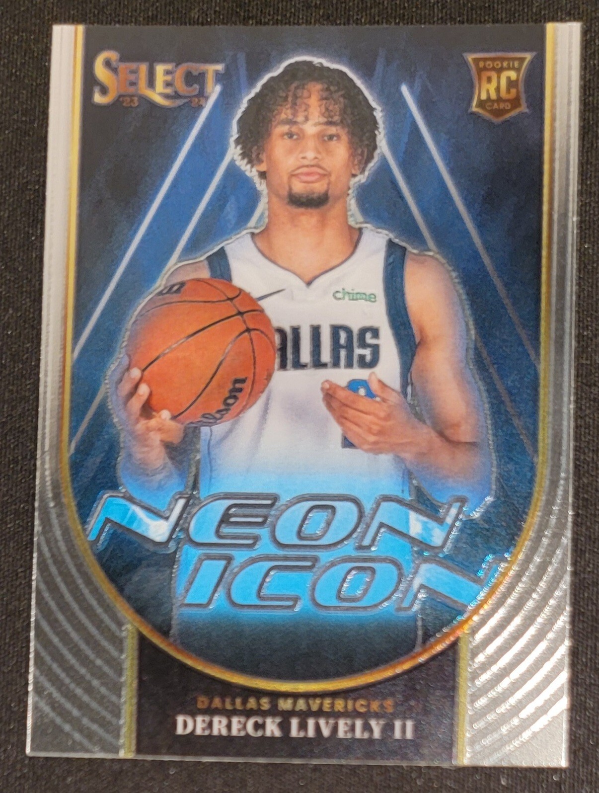 2023-24 Panini Select - Neon Icons #16 Dereck Lively RC ROOKIE