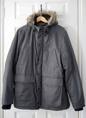Men's Matalan ACW85 Grey Padded Hooded 