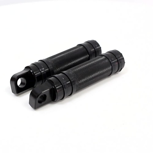 CNC Hand Grips Shifter Peg Foot Pegs Footrests For Harley Touring Dyna Sportster - Video 1 di 1