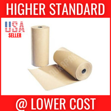 24" 40 lbs 900 Ft Brown Kraft Paper Roll Shipping Wrapping Cushioning Void Fill