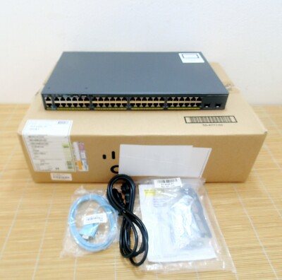 Neu Cisco Catalyst WS-C2960X-48TD-L  48 GigE 2x10G SFP+ LAN Switch New Open Box