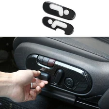 ABS Carbon Fiber Seat Button Handle Panel Cover For Mini Cooper Countryman F60