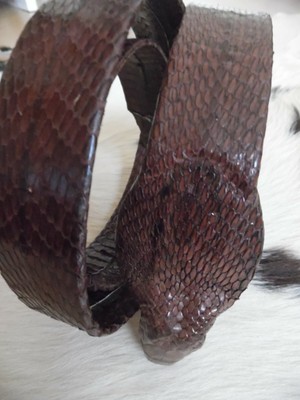 cobra skin belt