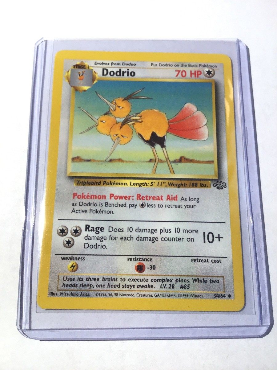 DODRIO - Jungle Set - 34/64 - Uncommon - Pokemon Card - Unlimited