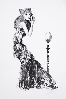 Leherb, la Chanson Bleue, Paris, 1976, Lithographie, numeriert, handsigniert