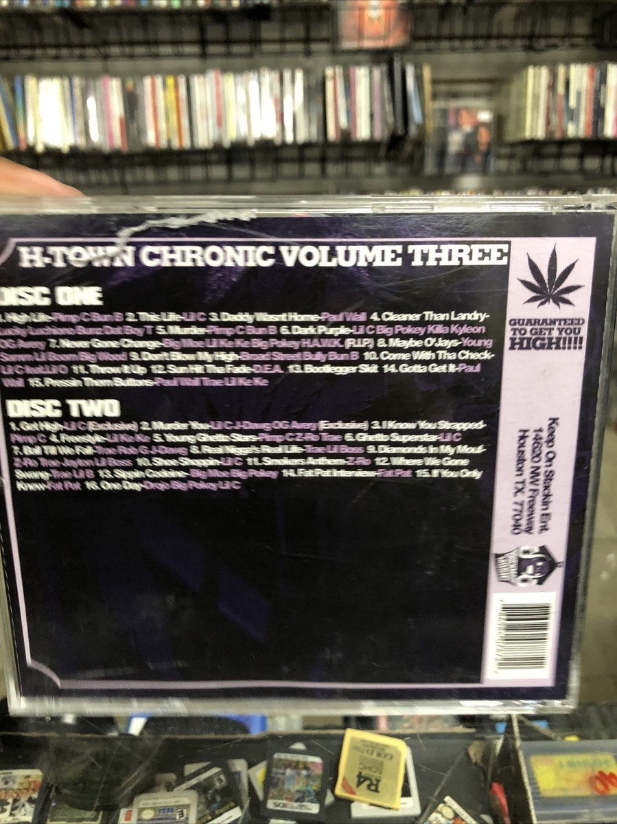 【中古】 H－Town Chronic 2 LilC LIL C H-TOWN CHRONIC 3 Double Disc HOUSTON TX BRICKMADE OOP